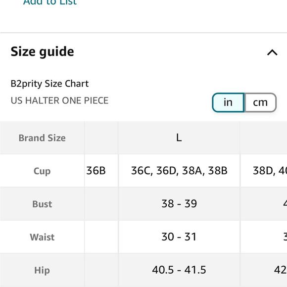 B2prity Blue/Black Slimming Halter One Piece Swimsuit Woman Size Large - Picture 9 of 10